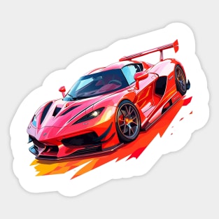 supercar Sticker